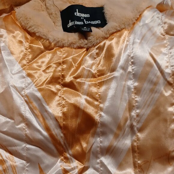 Dennis by Dennis Basso Women's Faux Fur Teddy Coat Medium - Picture 4 of 8